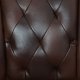 Πολυθρόνα διευθυντή από pu σε καφέ χρώμα 65x73x125
