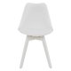 Καρέκλα "VEGAS" από PP/PU σε χρώμα λευκό 47,5x55x82