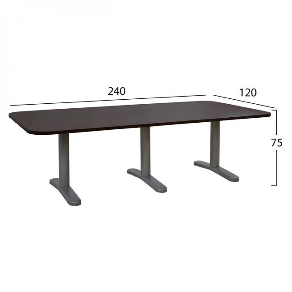 Γραφείο συνεδριάσεων επαγγελματικό σε χρώμα βέγγε 240x120x75