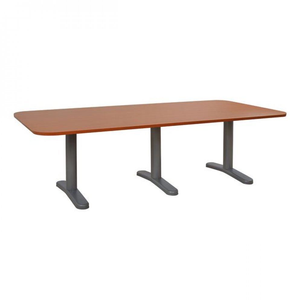 Γραφείο συνεδριάσεων επαγγελματικό σε χρώμα κερασί 240x120x75