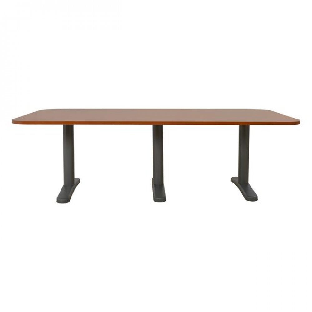 Γραφείο συνεδριάσεων επαγγελματικό σε χρώμα κερασί 240x120x75