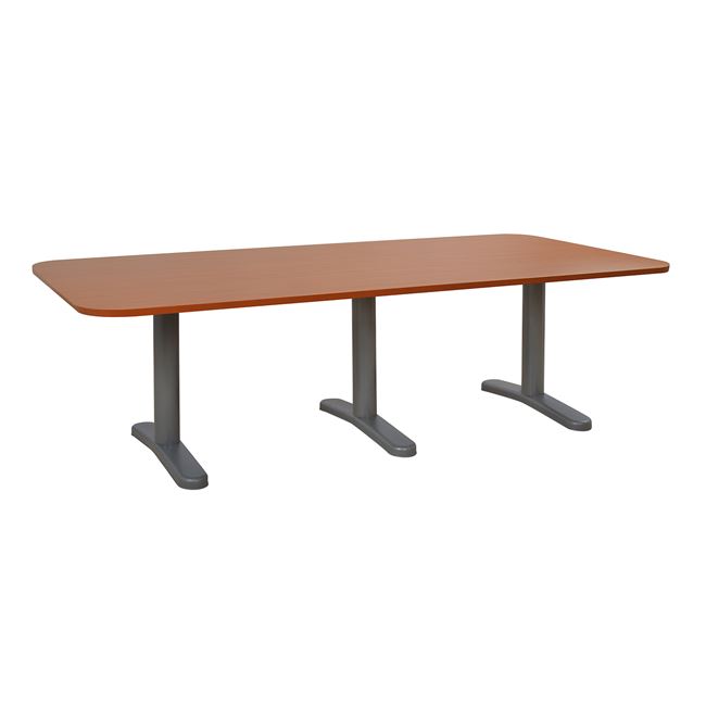 Γραφείο συνεδριάσεων επαγγελματικό σε χρώμα κερασί 240x120x75