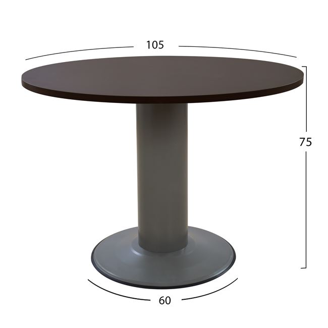 Γραφείο συνεδριάσεων επαγγελματικό σε χρώμα βέγγε Φ105x75