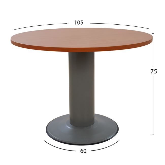 Γραφείο συνεδριάσεων επαγγελματικό σε χρώμα κερασί Φ105x75