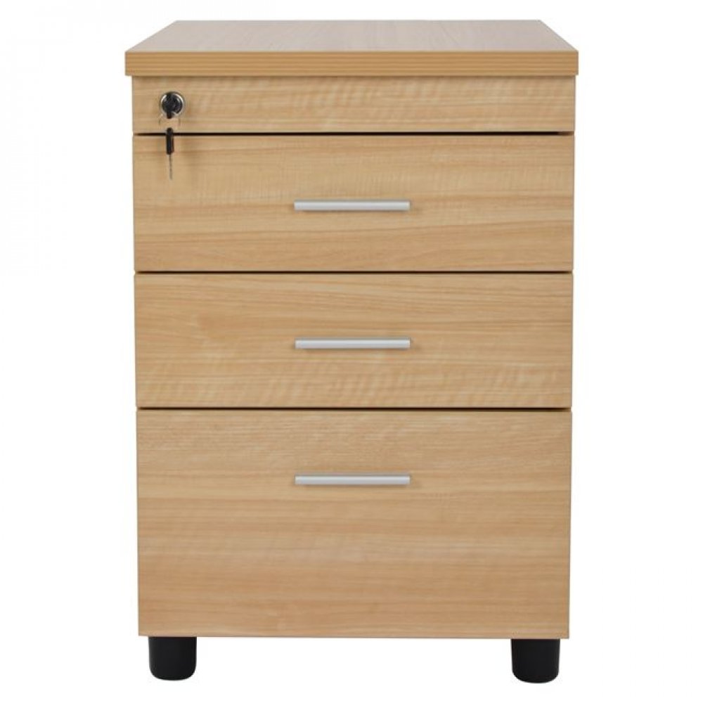 Συρταριέρα γραφείου επαγγελματική σε οξιά χρώμα 40x40x55