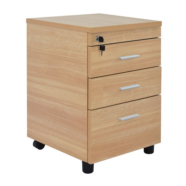 Συρταριέρα γραφείου επαγγελματική σε οξιά χρώμα 40x40x55