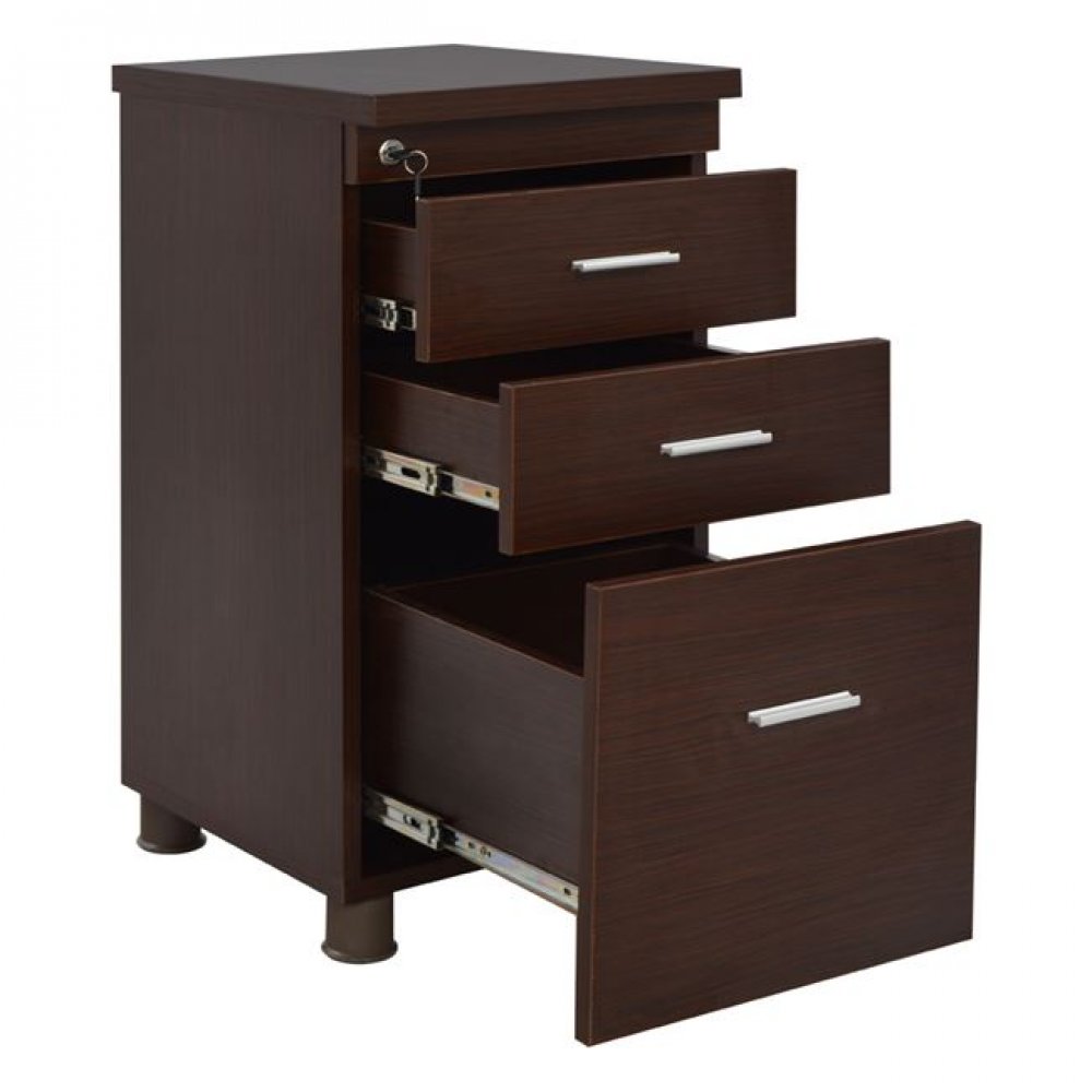 Συρταριέρα γραφείου επαγγελματική σε βέγγε χρώμα 40x46x75