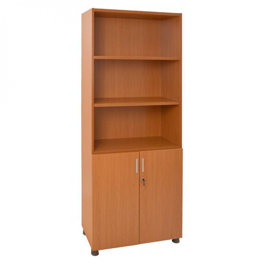 Βιβλιοθήκη "KALISTA" επαγγελματική σε χρώμα κερασί 80x40x190