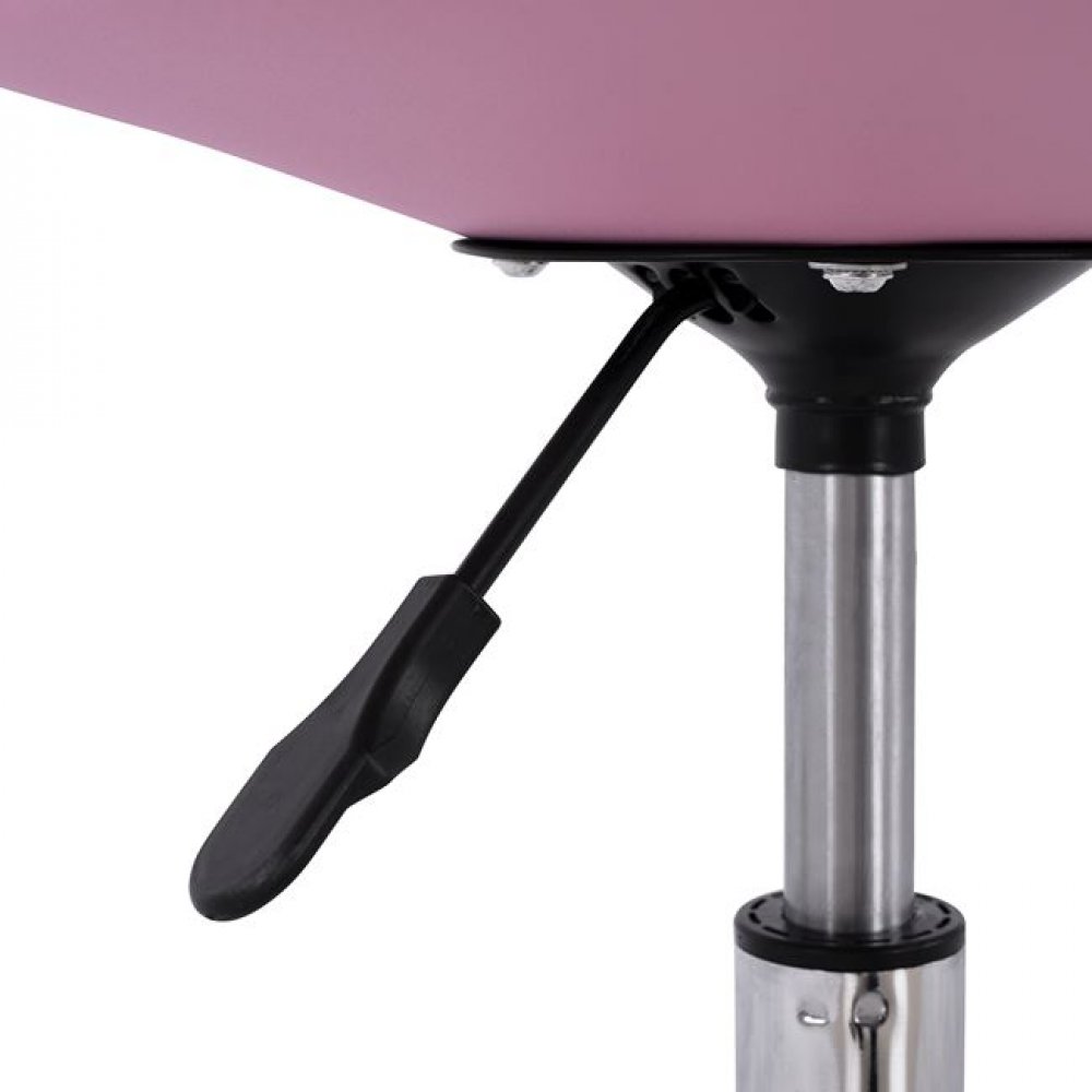 Καρέκλα γραφείου "VEGAS" από pp-pu σε ροζ χρώμα 48x56x95