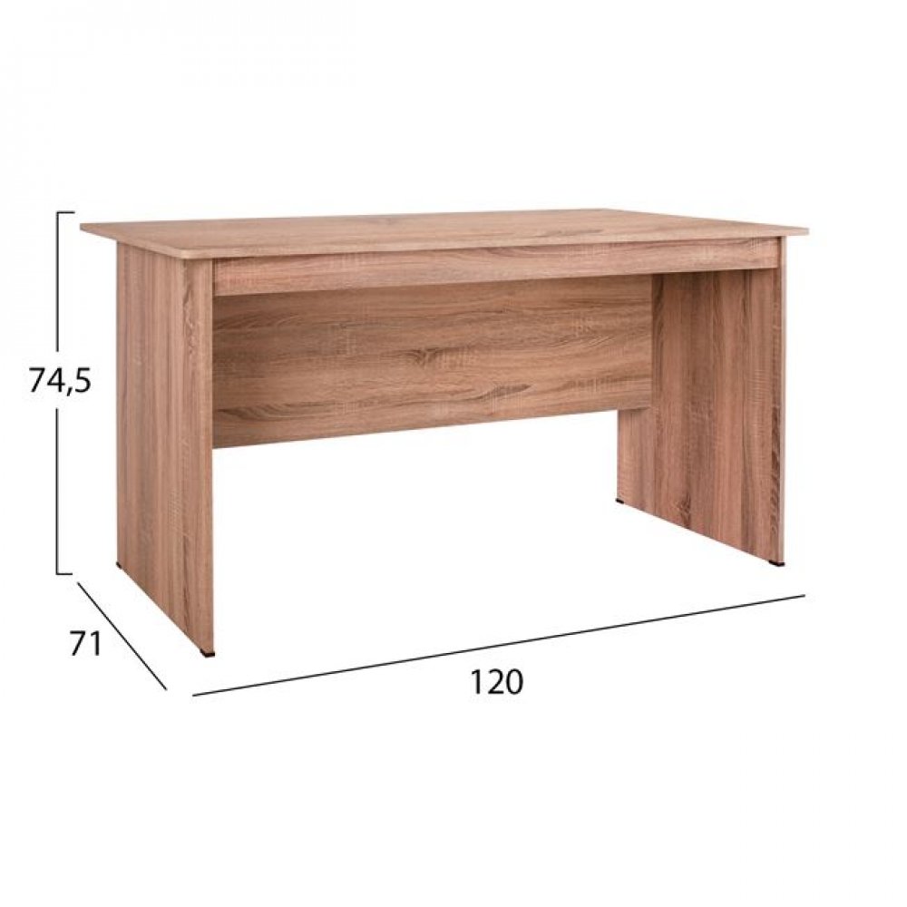 Γραφείο εργασίας σε χρώμα σονόμα 120x71x74,5