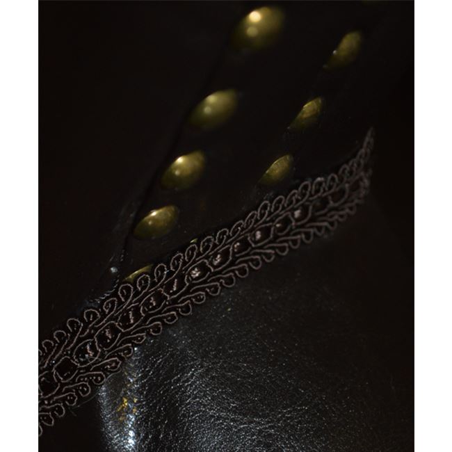 Πολυθρόνα-μπερζέρα "POLINA" από PU σε χρώμα καφέ 83x75x107