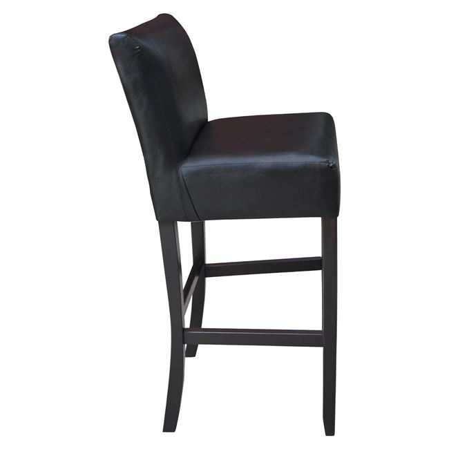 Σκαμπώ μπαρ "RODOS"  με πλάτη σε βεγγε χρώμα 44x45x110