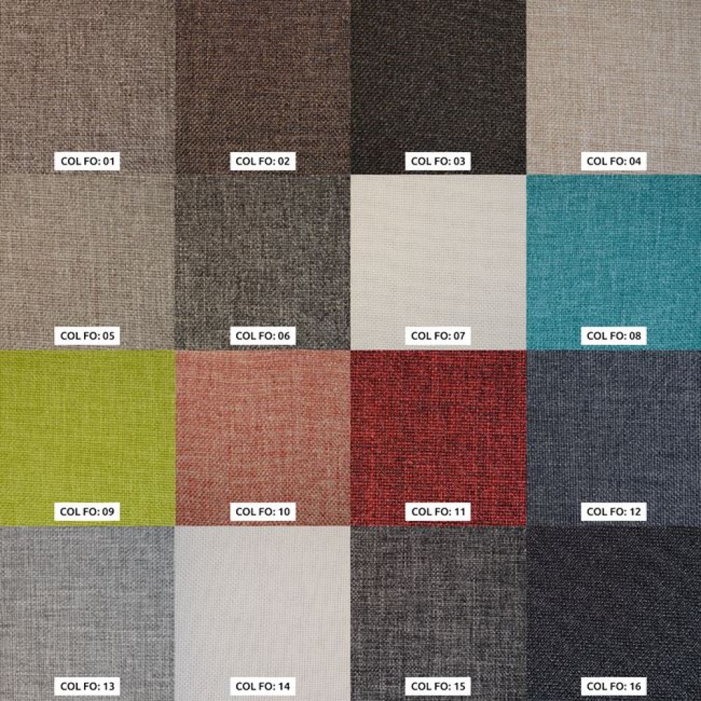 Καναπές γωνία "HOME" από ύφασμα σε χρώμα καφέ 270x220