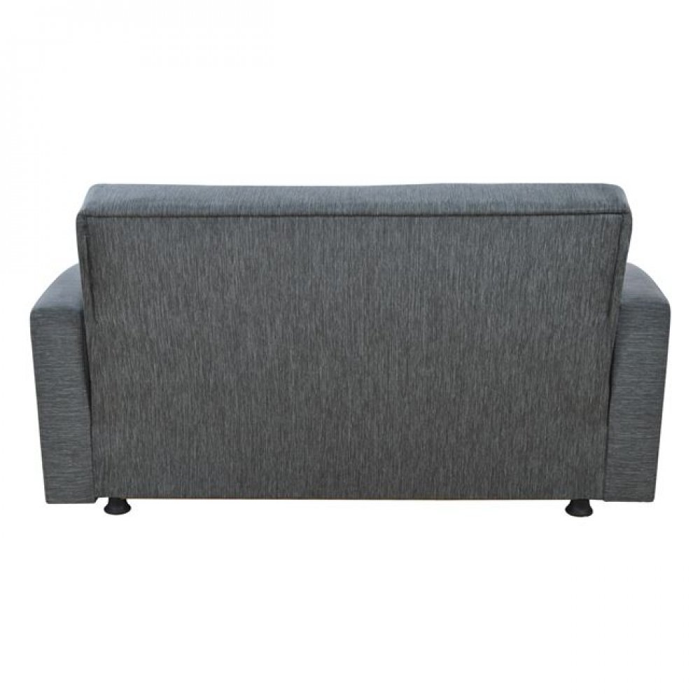 Καναπές κρεβάτι "DIMOS" διθέσιος από ύφασμα σε χρώμα γκρι 157x77x83
