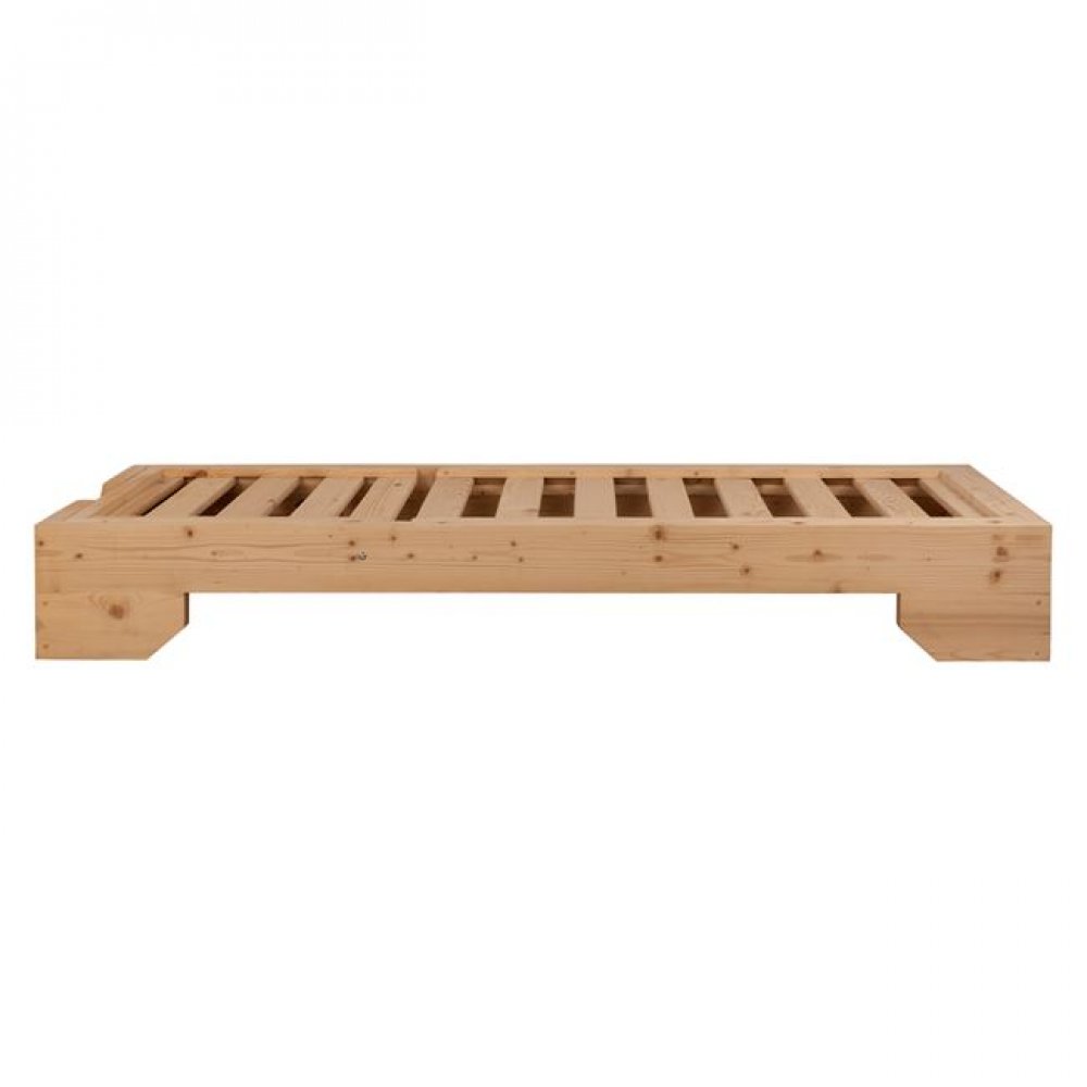 Ξαπλώστρα "ΜΑΚΕΔΟΝΙΑ" βαρέως τύπου από ξύλο σε χρώμα φυσικό 204x77,5x29