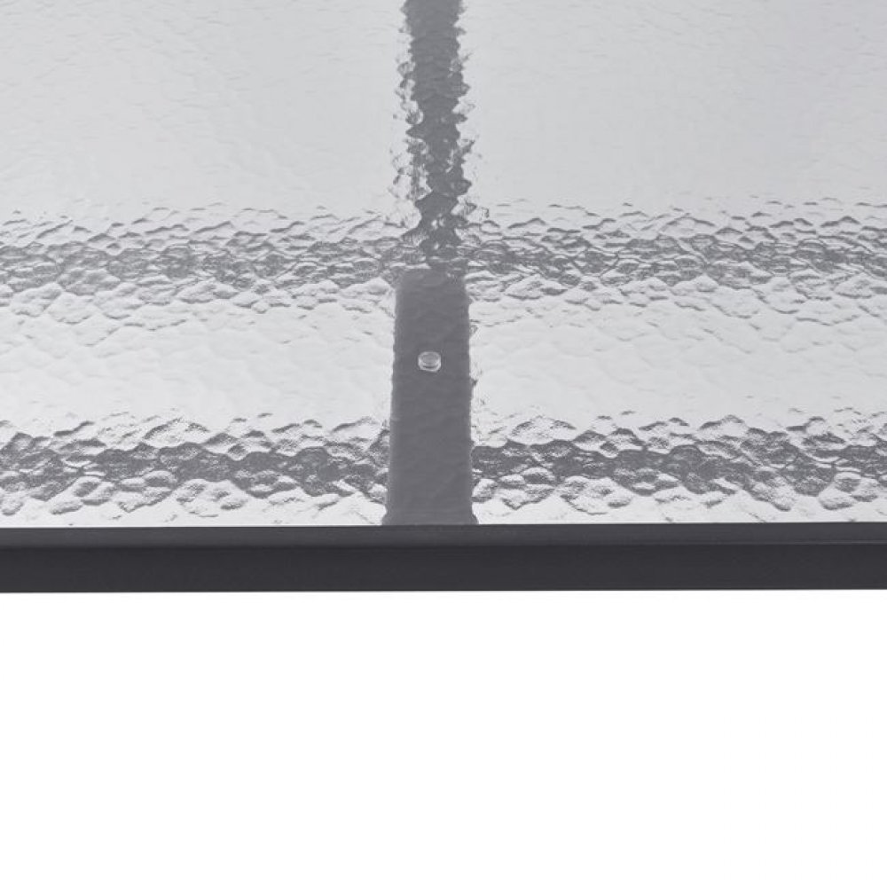 Τραπέζι "BRUNO" από μέταλλο σε χρώμα γκρι 160x90x72