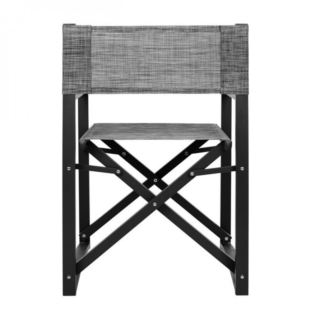 Πολυθρόνα από αλουμίνιο/ύφασμα σε χρώμα γκρι 57x48,5x85.5