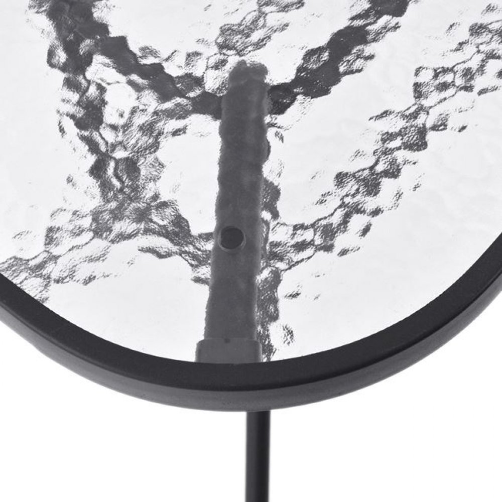 Σετ τραπεζαρίας "BRUNO" 7 τμχ μεταλλική σε χρώμα ανθρακί/γκρι 140x80x72