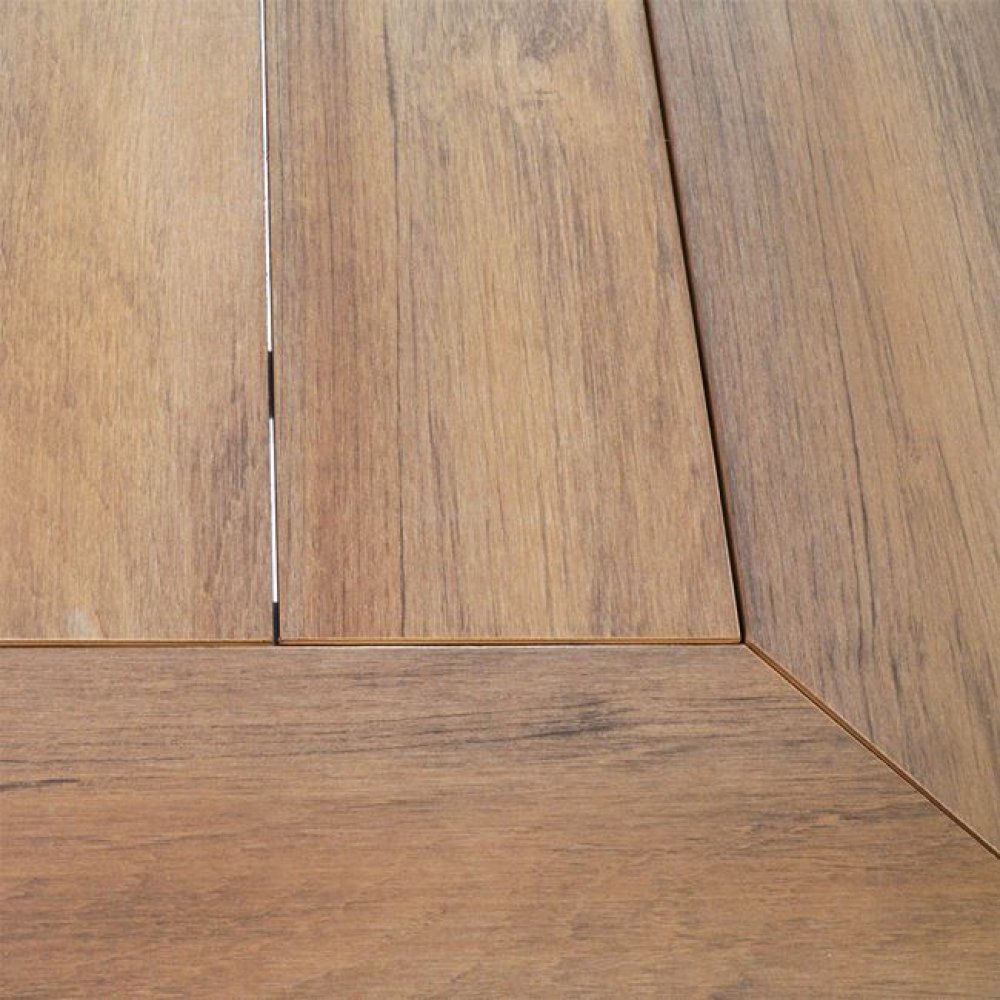 Σετ τραπεζαρίας 7 τμχ αλουμινίου/polywood σε χρώμα λευκό 160x90x76