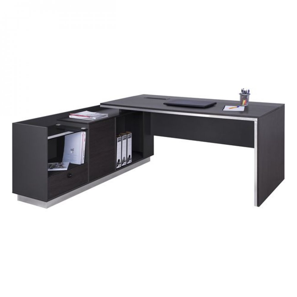 Γραφειο επαγγελματικο "ROSEWOOD" αριστερή γωνια 200x170x76