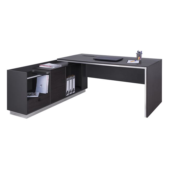 Γραφειο επαγγελματικο "ROSEWOOD" αριστερή γωνια 200x170x76