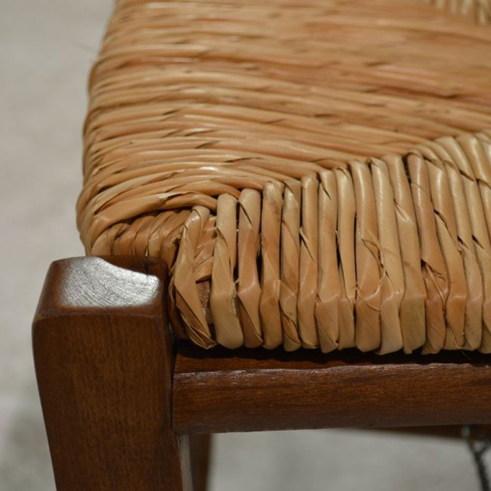 Καρέκλα καφενείου από ξύλο οξιάς σε χρώμα καρυδί 42x37x89