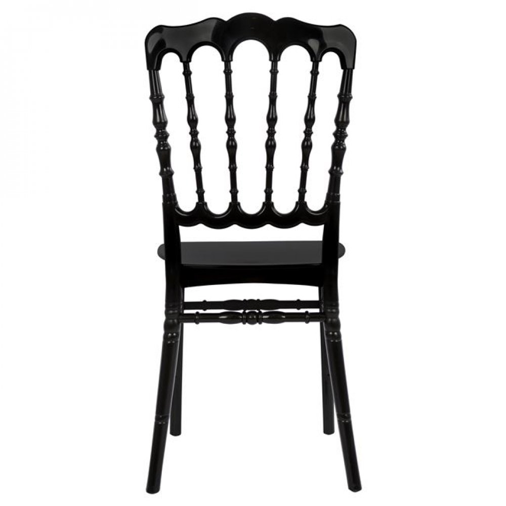 Καρέκλα "NAPOLEON" από PP σε χρώμα μαύρο 40,5x45,5x90