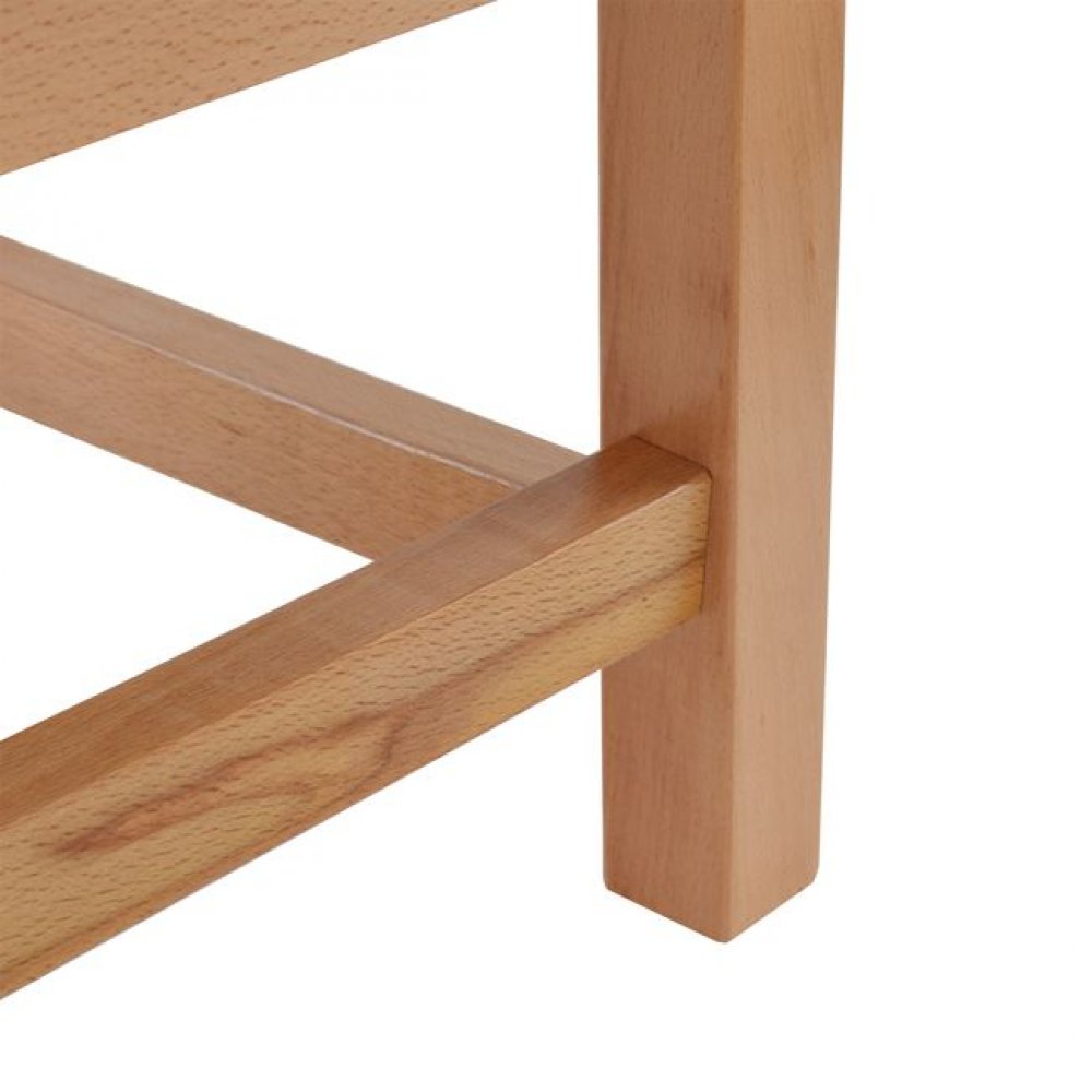 Καρεκλάκι παιδικό από mdf σε χρώμα φυσικό/κόκκινο 32x34x57,5