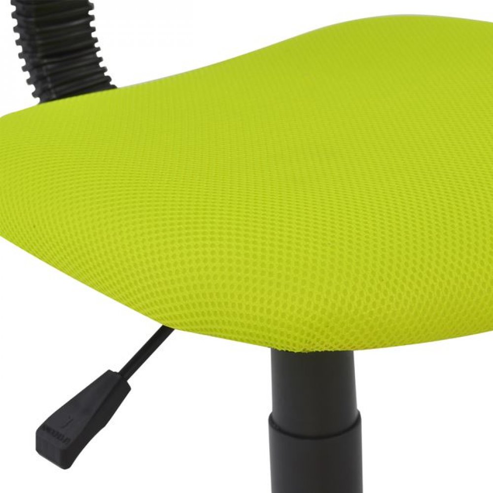 Πολυθρόνα γραφείου από ύφασμα mesh/μέταλλο σε χρώμα λαχανί/μαύρο 40,5x50,5x91,5