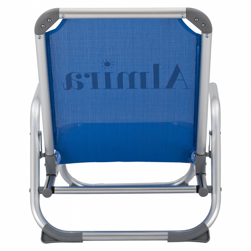 Πολυθρόνα παραλίας βαρέως τύπου από αλουμίνιο σε μπλε χρώμα 53x62x69