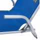 Πολυθρόνα παραλίας βαρέως τύπου από αλουμίνιο σε μπλε χρώμα 53x62x69