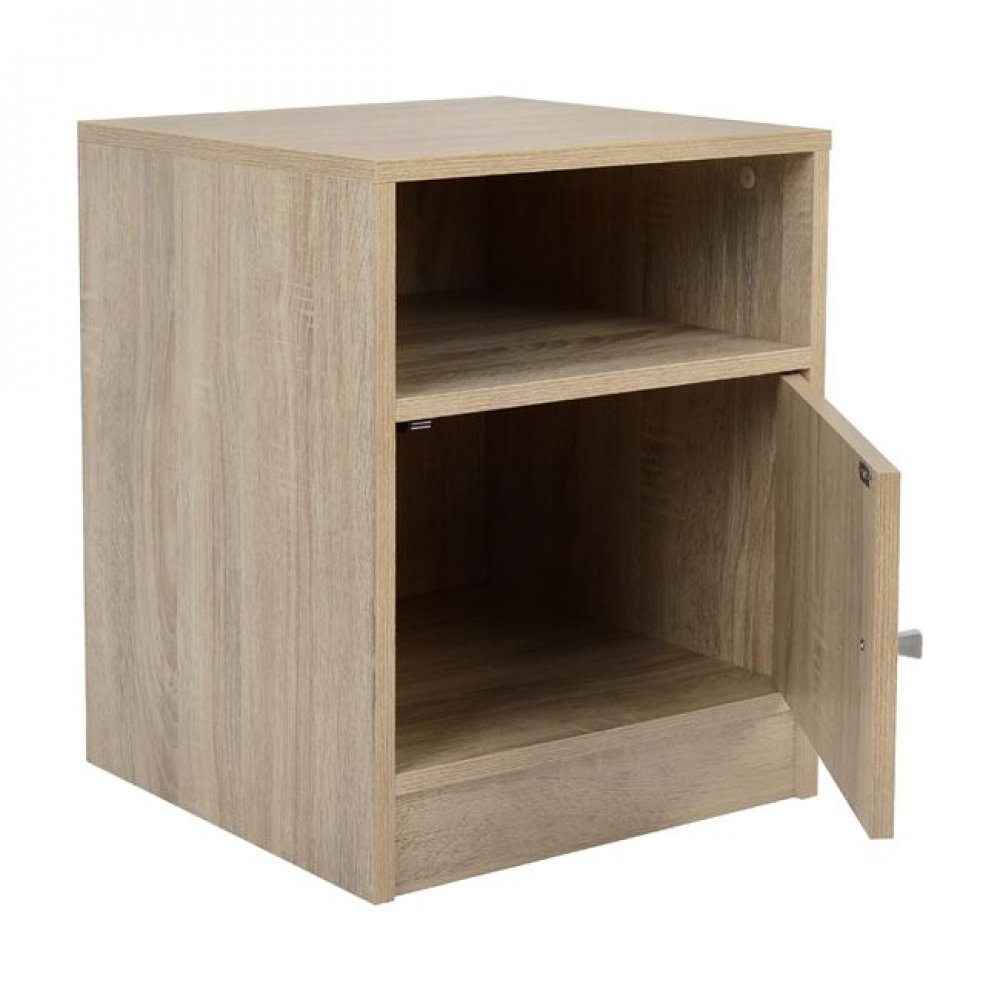 Κομοδίνο σε χρώμα σονόμα 40x40x50