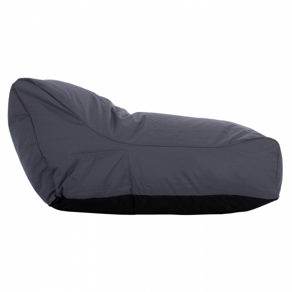 Πουφ "BLOOM" αδιάβροχο σε χρώμα γκρι 106x70x61