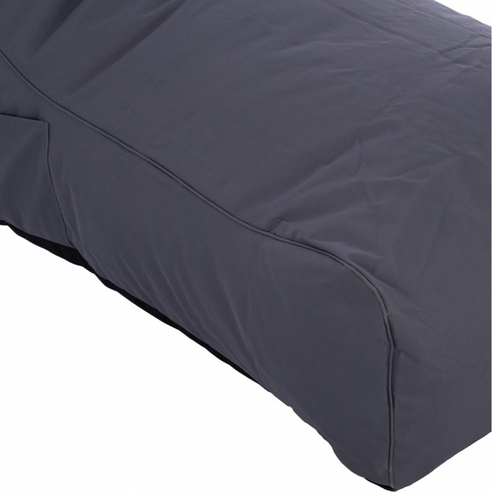 Πουφ "BLOOM" αδιάβροχο σε χρώμα γκρι 106x70x61