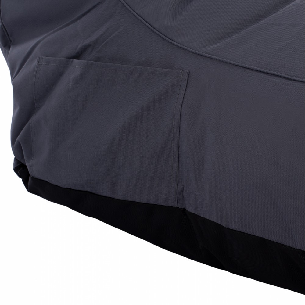 Πουφ "BLOOM" αδιάβροχο σε χρώμα γκρι 106x70x61