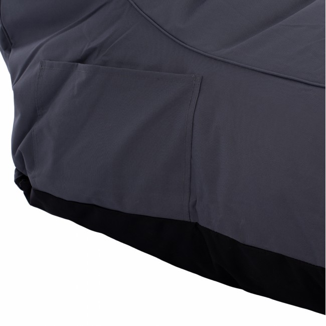 Πουφ "BLOOM" αδιάβροχο σε χρώμα γκρι 106x70x61