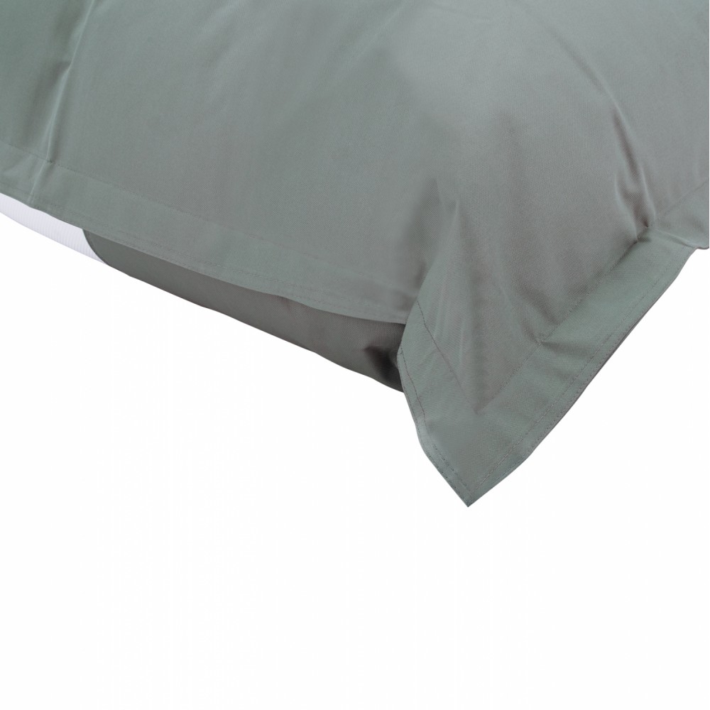 Πουφ "BLOOM" από ύφασμα αδιάβροχο σε χρώμα γκρι 125x145