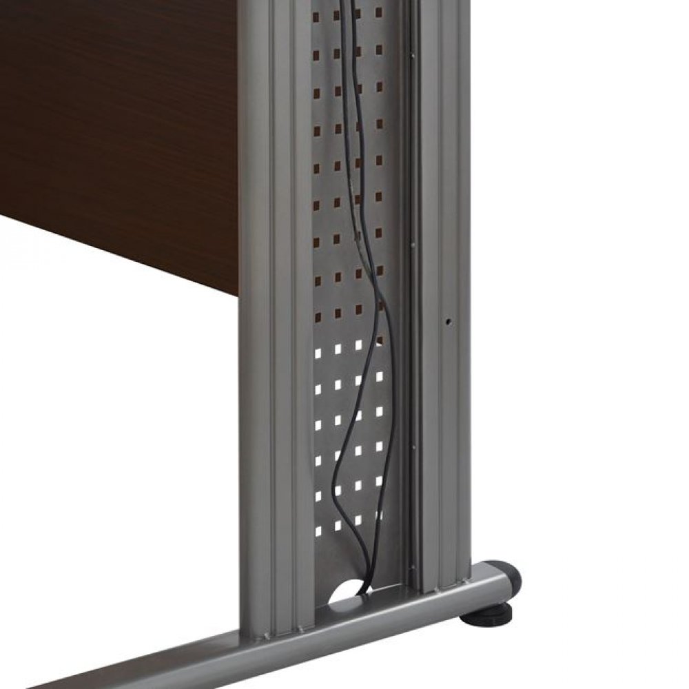 Γραφείο επαγγελματικό σετ 2 τμχ σε χρώμα βέγγε 120x72x75