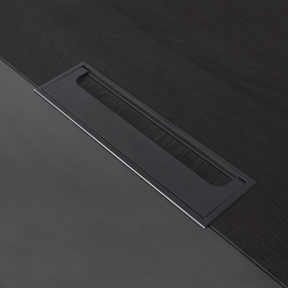 Γραφείο επαγγελματικό "ROSEWOOD" δεξιά γωνία σε χρώμα γκρι-βέγγε 200x170x76