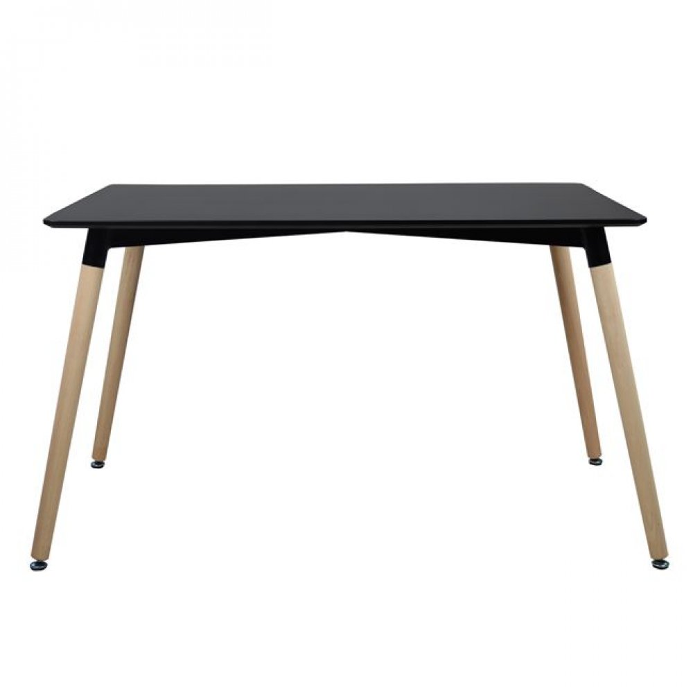 Τραπέζι "MINIMAL" σε φυσικό/μαύρο χρώμα 160x90x74