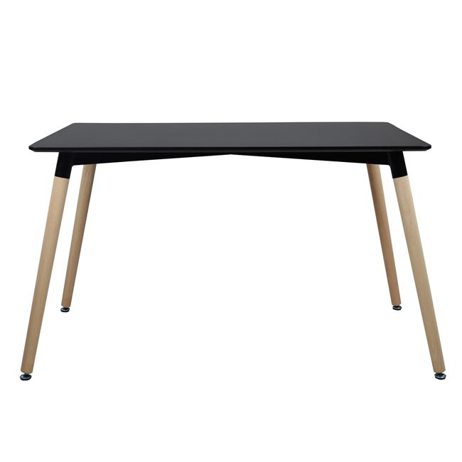 Τραπέζι "MINIMAL" σε φυσικό/μαύρο χρώμα 160x90x74