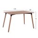 Τραπεζι "MINIMAL" σε φυσικό χρώμα 120x80x73