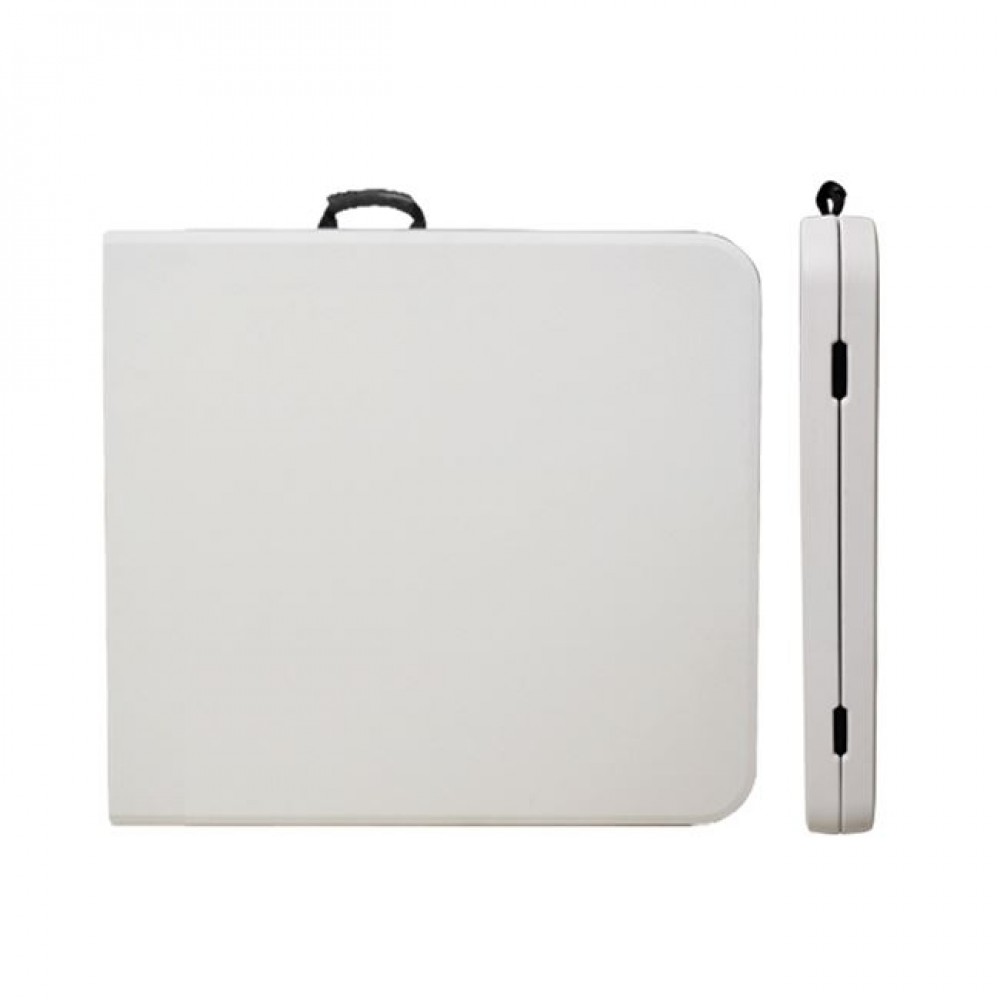 Τραπέζι "CATERING-ΣΥΝΕΔΡΙΟΥ" από PP/μέταλλο σε χρώμα λευκό/γκρι 152x70x74