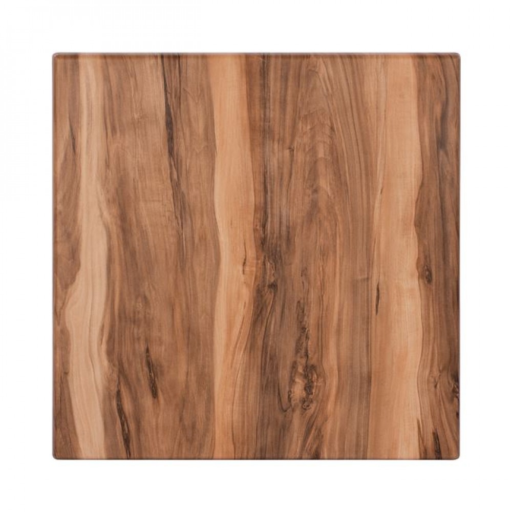 Επιφάνεια τραπεζιού από werzalit σε καρυδί χρώμα 80Χ80Χ3.5