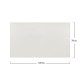 Επιφάνεια τραπεζιου  "Compact"  από Hpl σε χρώμα λευκό 120x70x1,2
