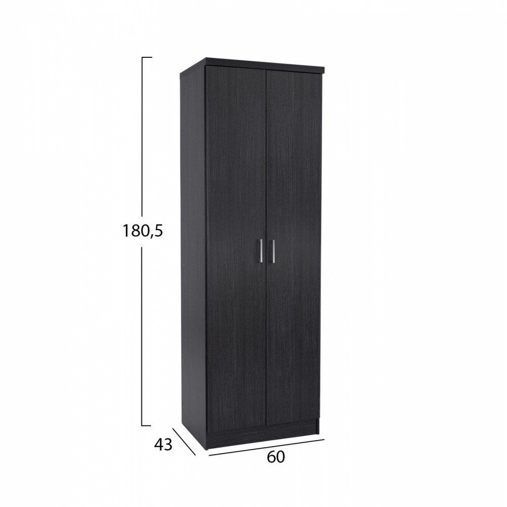 Παπουτσοθήκη "DAYANNA" σε zebrano χρώμα 60x43x180.5