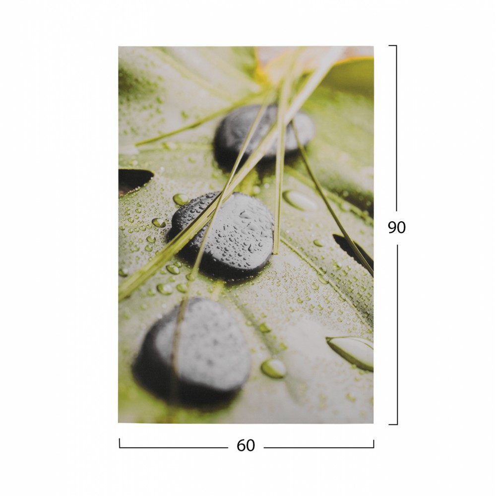 Πίνακας "STONES" από καμβά πολύχρωμος 60x90