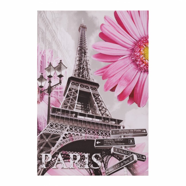 Πίνακας "PARIS" από καμβά πολύχρωμος 60x90