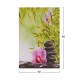 Πίνακας "FLOWER" από καμβά πολύχρωμος 60x90