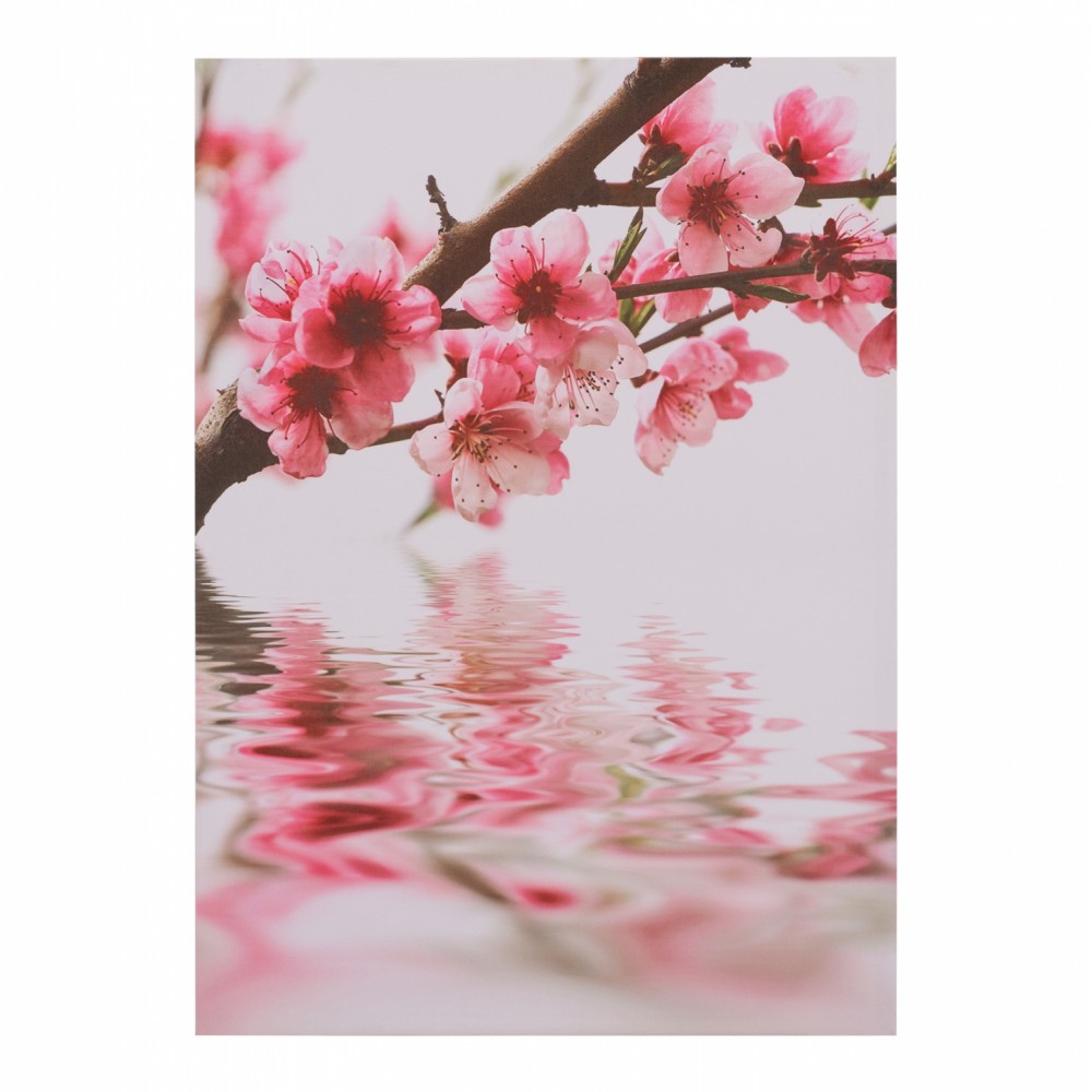 Πίνακας "Flowers" από καμβά πολύχρωμος 50x70